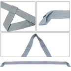 Tenalleys 1Pcs Grey Adjustable Yoga Mat Strap Multi-Purpose Straps Easy-Cinch Yoga Mat Sling For Carrying Training Equipment, 62