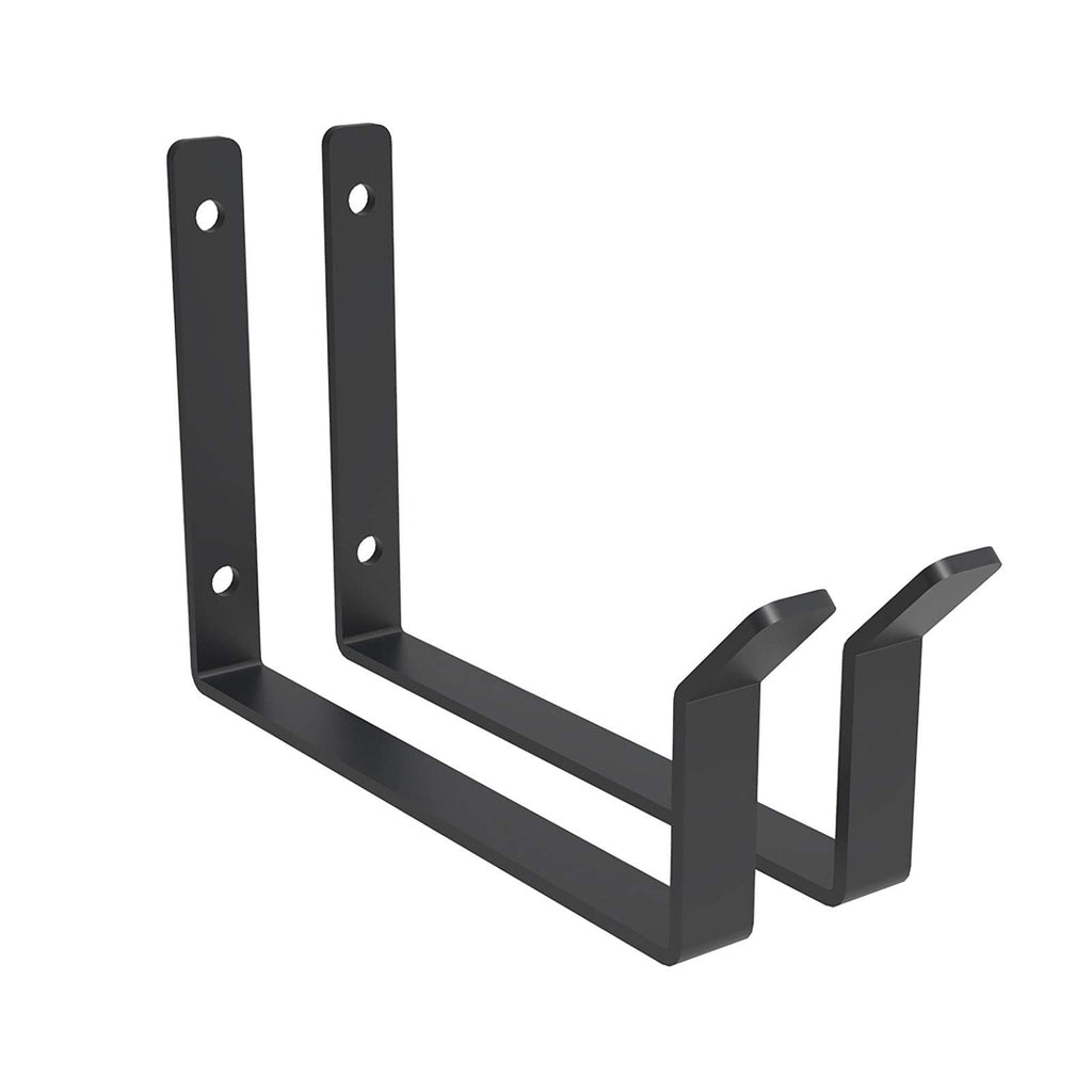 Fleximounts 2 Pack Add On Storage Utility Hook Accessory For Garage Ceiling Rack, Black