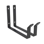 Fleximounts 2 Pack Add On Storage Utility Hook Accessory For Garage Ceiling Rack, Black