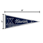 Rico Industries Ncaa Xavier Musketeers Classic 12'' X 30'' Felt Wall D  Cor Pennant - Great For Home/Bed Room/Man Cave D  Cor