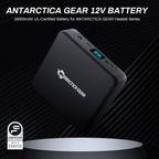 Antarctica Gear Heated Sleeping Bag, 5Pcs Heating Areas Sleeping Bags With 16000Mah 12V Battery Pack, 3 Adjustable Heating Level