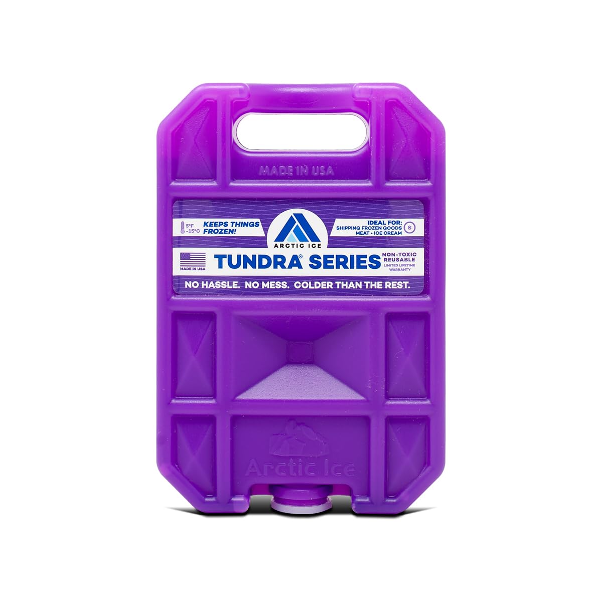 Arctic Ice Tundra Series, Long Lasting Reusable Ice Pack, Purple, Xx-Large, 10 Lb