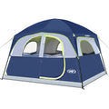 UNP Tents 6 Person Waterproof Windproof Easy Setup,Double Layer Family Camping Tent with 1 Mesh Door & 5 Large Mesh Windows -10 