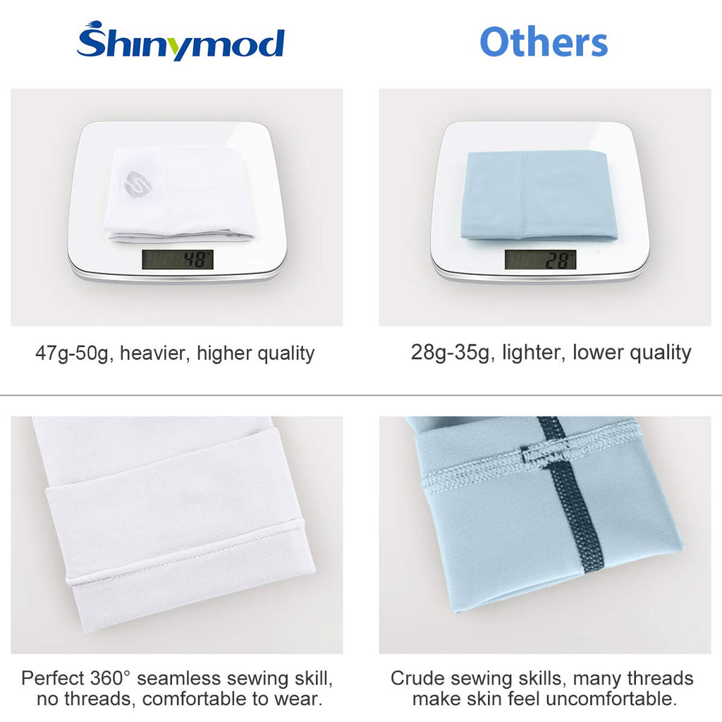 Shinymod Uv Protection Cooling Or Arm Warmer Sunblock Sleeves For Men Women