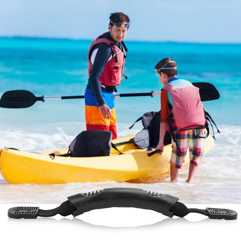 Boncas Replacement Kayak Side Mount Carry Handles With Hardware Soft Grip Handle Durable Webbing Heavy Duty Canoe Handle Kit (4