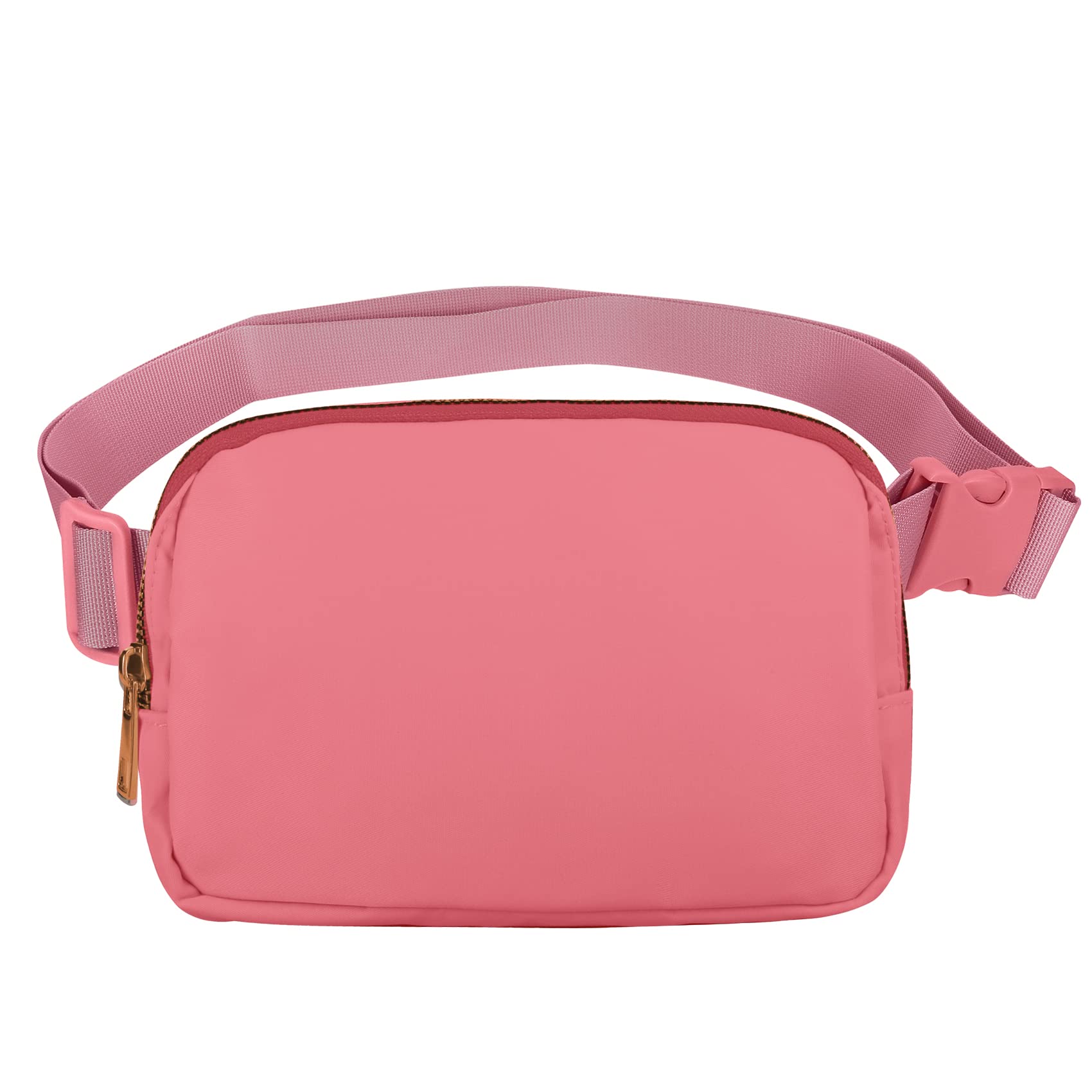VOROLO Fanny Pack For Women And Men Crossbody Bag Belt Bag with Adjustable Strap Graduation Gifts Deep Pink
