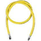 Ist Yellow 60 Inch Low Pressure Rubber Regulator Hose With Screw On Valve Fittings