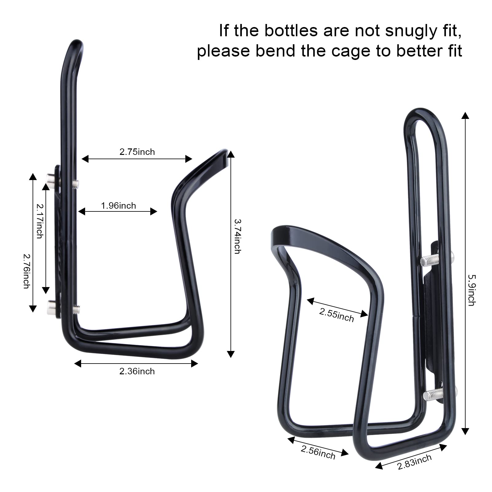 Fivebox Lightweight Aluminum Alloy Bicycle Water Bottle Cage Holder For Outdoor Activities