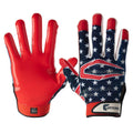 Cutters Game Day Receiver Glvs Flag S/M