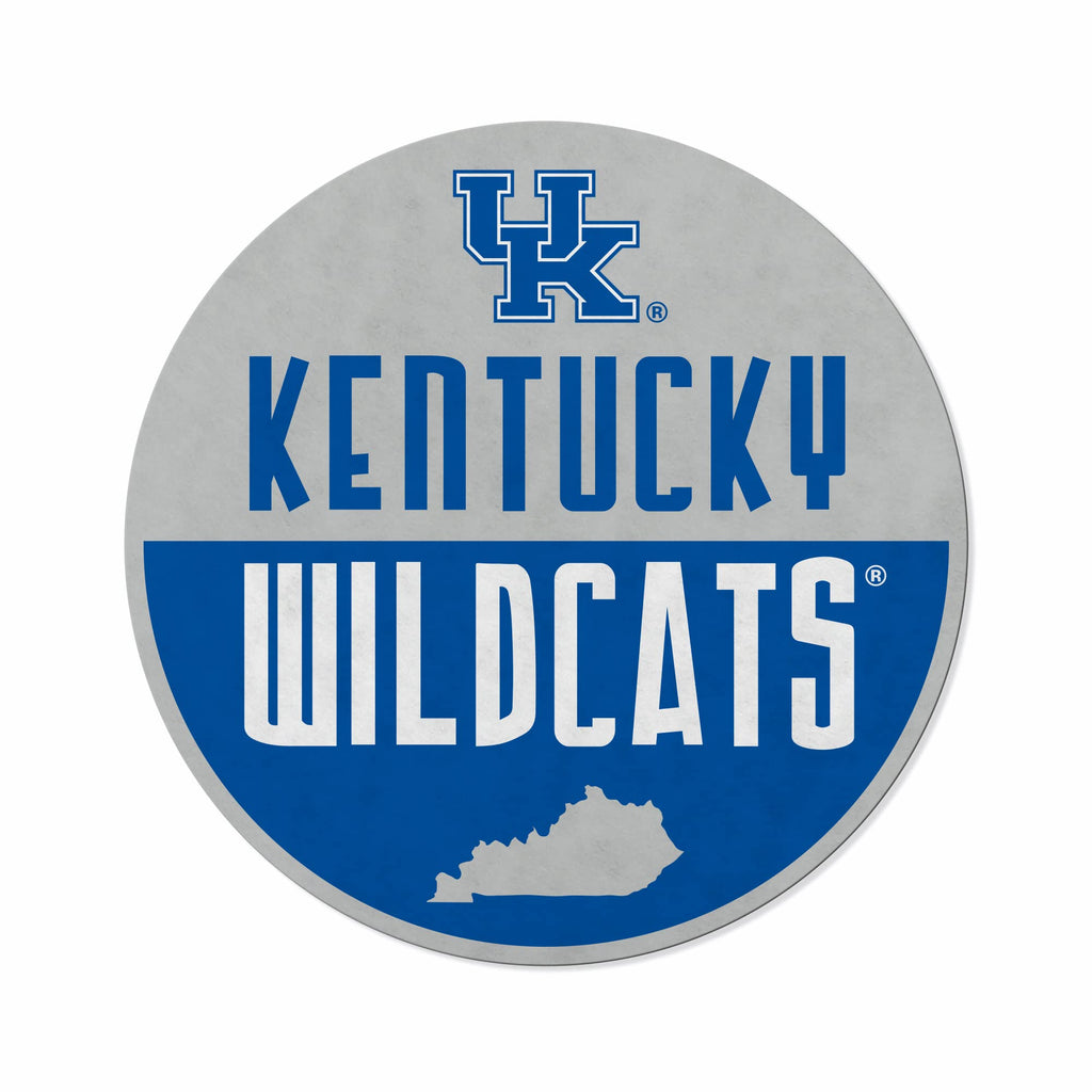Rico Industries Ncaa Kentucky Wildcats Classic Shape Cut Pennant - Home And Living Room D  Cor - Soft Felt Ez To Hang