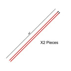Mvp Sport Golf Alignment Rods (Morodz) Training Aid 2-Pack (Red)