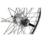 Wheel Master Rear Bicycle Wheel 24 X 2.125 36H, Coaster, Bolt On, Silver