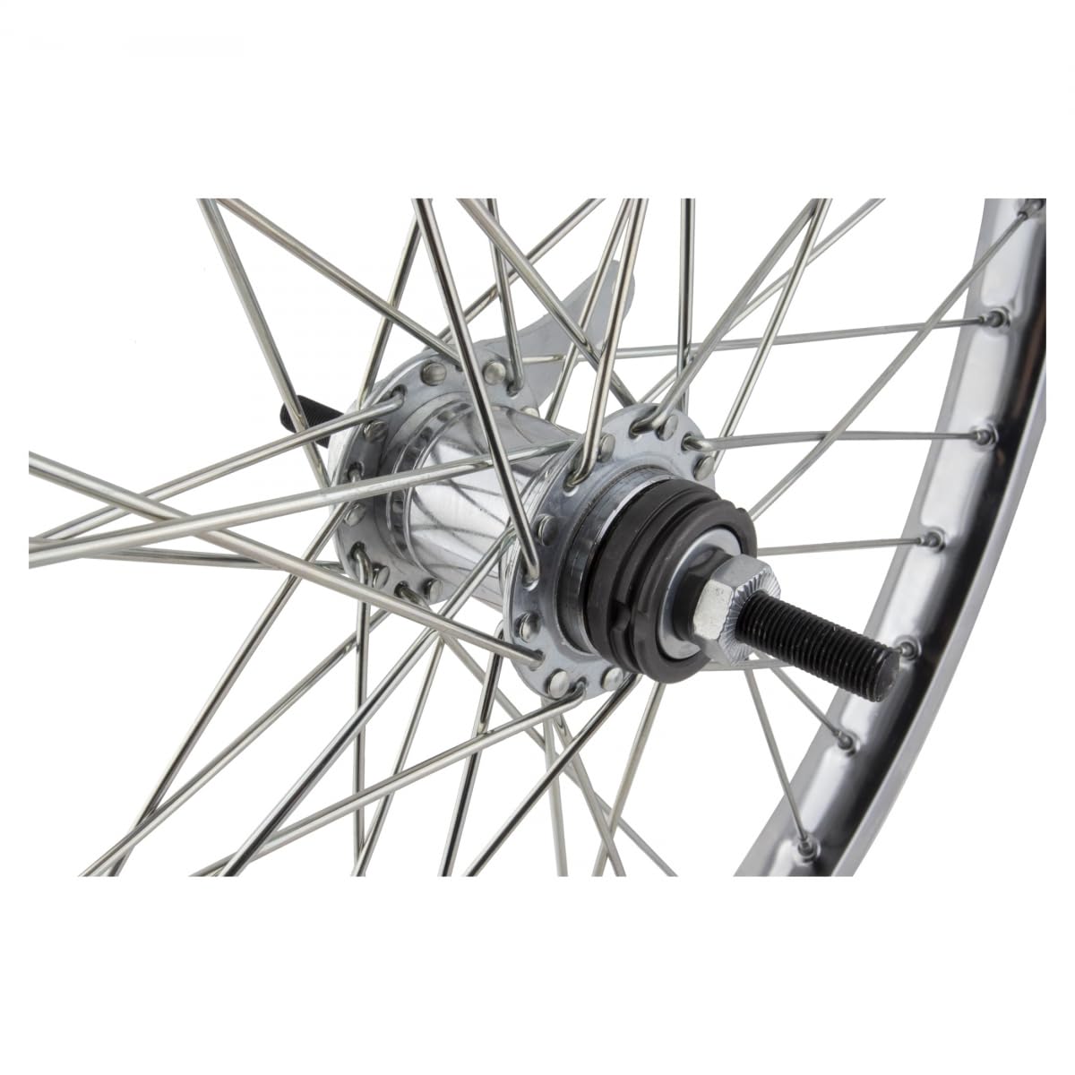 Wheel Master Rear Bicycle Wheel 24 X 2.125 36H, Coaster, Bolt On, Silver
