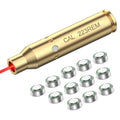 EZshoot Laser Bore Sight for .223 Rem 5.56mm Red Dot Boresighter with 12 Batteries (4 Sets)