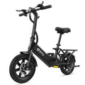 DYU Electric Bike for Adults Teens, Folding Electric Bicycle,Commuter City E-Bike with 350W Motor and 36V 7.8Ah Battery,3 Levels