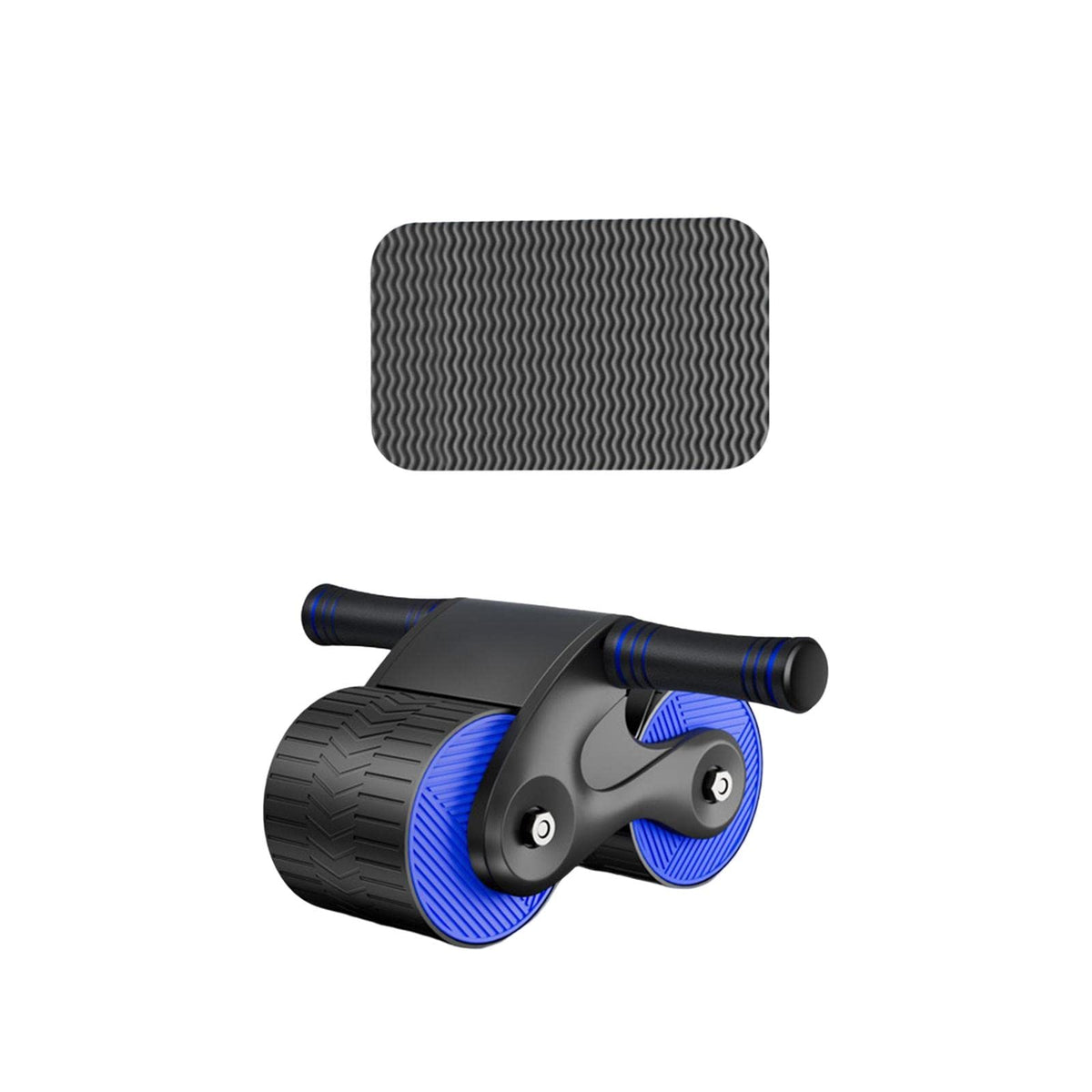 Enakshi Anti Slip Ab Roller Wheel Silent Knee Pad Double Wheeled for Beginners Black and Blue|Sporting Goods | Fitness, Running 