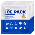 Blue Ice Packs For Coolers, Shipping And Lunch Box, Slim Size Long-Lasting Reusable Ice Pack, Cold Gel Freezer Packs For Camping