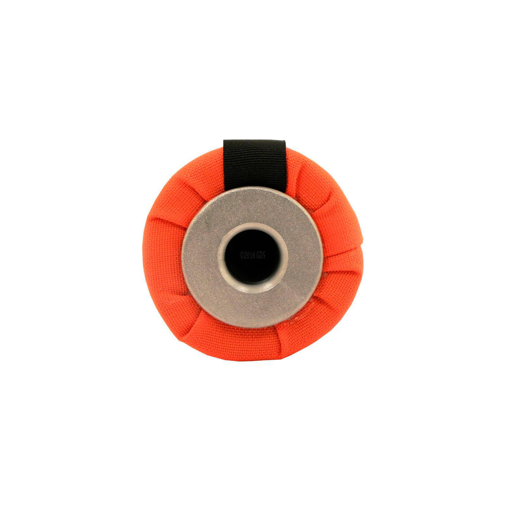 D.T. Systems Super-Pro Dog Training Launcher Dummy, Blaze Orange With Black Streamer