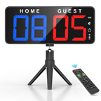 Anjank 11 Large Digital Led Scoreboard Electronic Score Keeper Clock, Countdown/Up, With Powerful Battery, 4 Mounting Options, F
