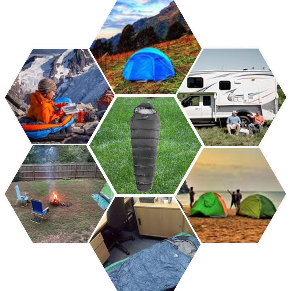 Mantuole Heated Sleeping Bag 5Pcs Multi Usb Power Support Heating Pads,Operated With Battery Power Bank Or Other Usb Power Suppl