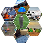 Mantuole Heated Sleeping Bag 5Pcs Multi Usb Power Support Heating Pads,Operated With Battery Power Bank Or Other Usb Power Suppl