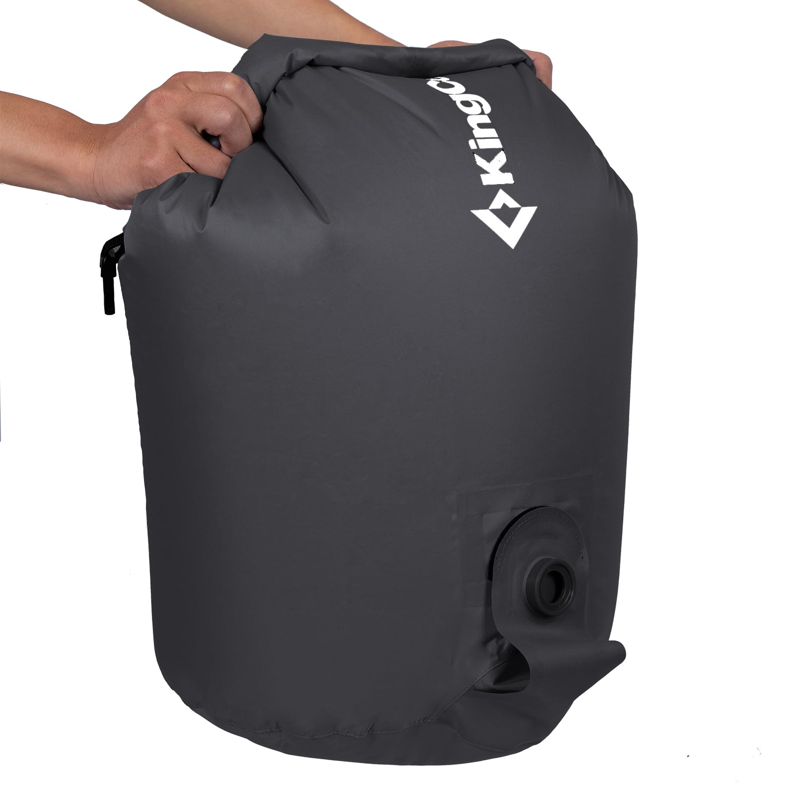 Kingcamp Air Pump Sack, Roll Top Compression Pump Bag For Inflation Sleeping Mats, Ultralight Pump Sack For Camping Foam Sleepin