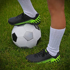 Vizari Kids Santos Junior Turf Soccer Shoes – Black/Green