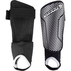 Vizari Matera Soccer Ankle Protection Shin Guard with Ankle Protection – Black/White