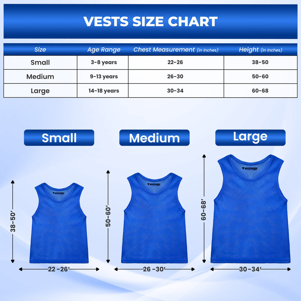 Scrimmage Vest-Blue - Vizari Sports