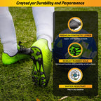 Stealth Firm Ground Soccer Shoes -Black/Green - Vizari Sports
