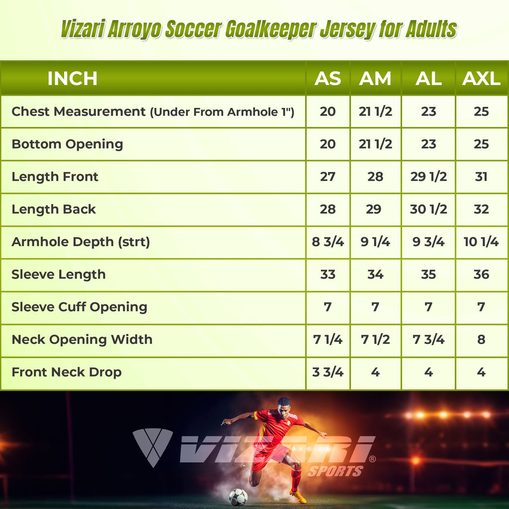 Vizari Arroyo Long Sleeve Goalkeeping Jersey – Orange/Navy