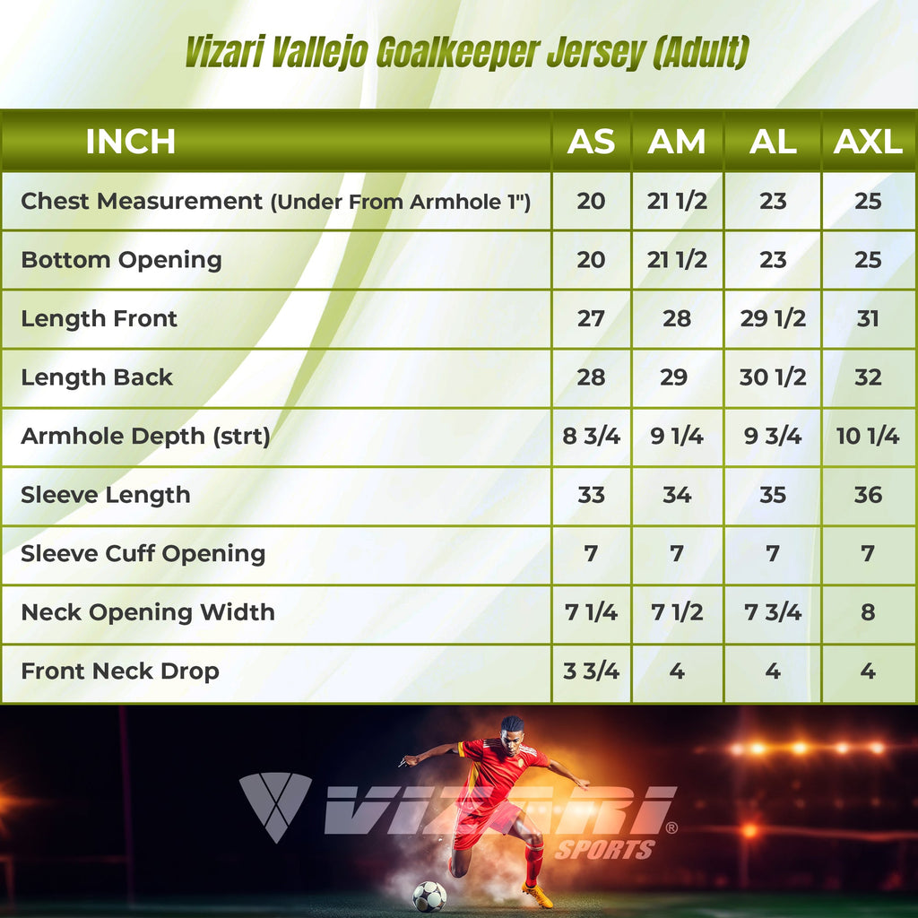 Vizari Vallejo Goalkeeper Jersey – Yellow/Black