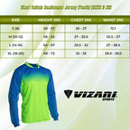 Vallejo Goalkeeper Jersey - Royal/Green - Vizari Sports