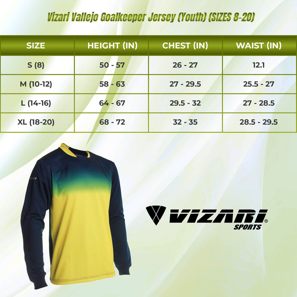 Vizari Vallejo Goalkeeper Jersey – Yellow/Black