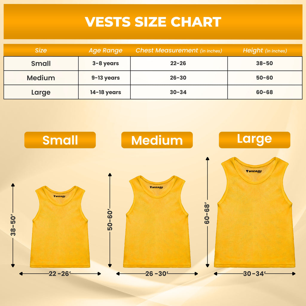 Scrimmage Vest-Golden - Vizari Sports