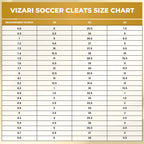 Vizari Zodiac Junior Kids Firm Ground (FG) Soccer Cleats -Yellow, Youth Sizes 8C