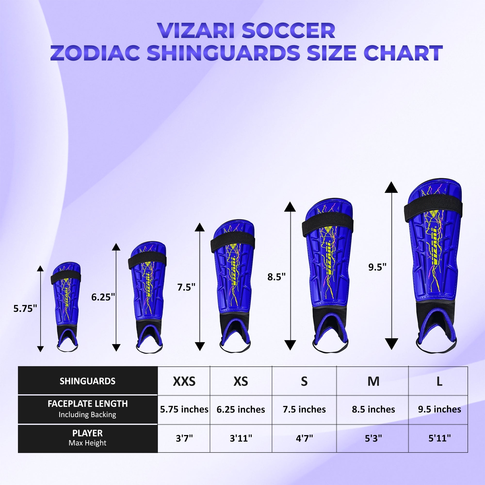 Zodiac Complete Bundle Blue (Set of Shoe,Shinguard and Ball) - Vizari Sports