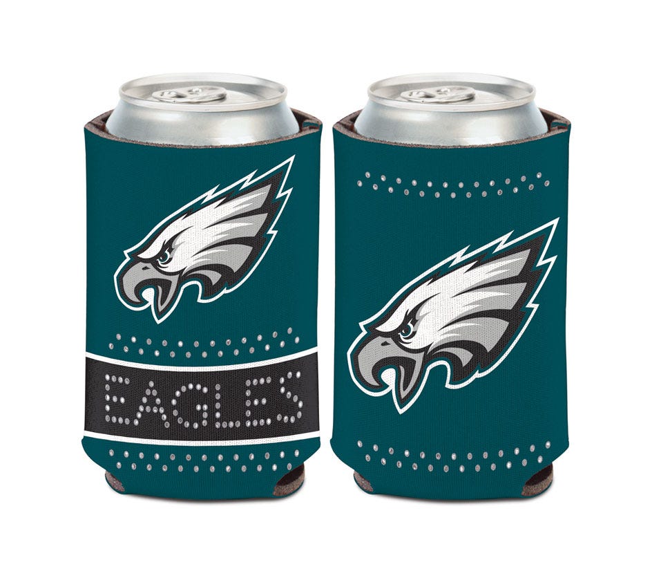 Philadelphia Eagles Can Cooler Bling - Special Order