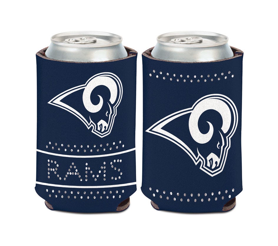 Los Angeles Rams Can Cooler Bling - Special Order