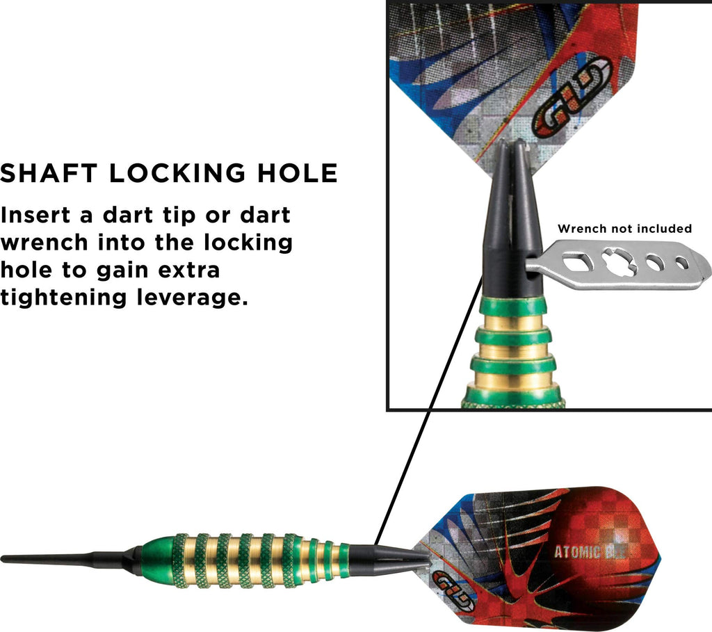 Viper Atomic Bee Soft Tip Darts, Green, 16 Grams
