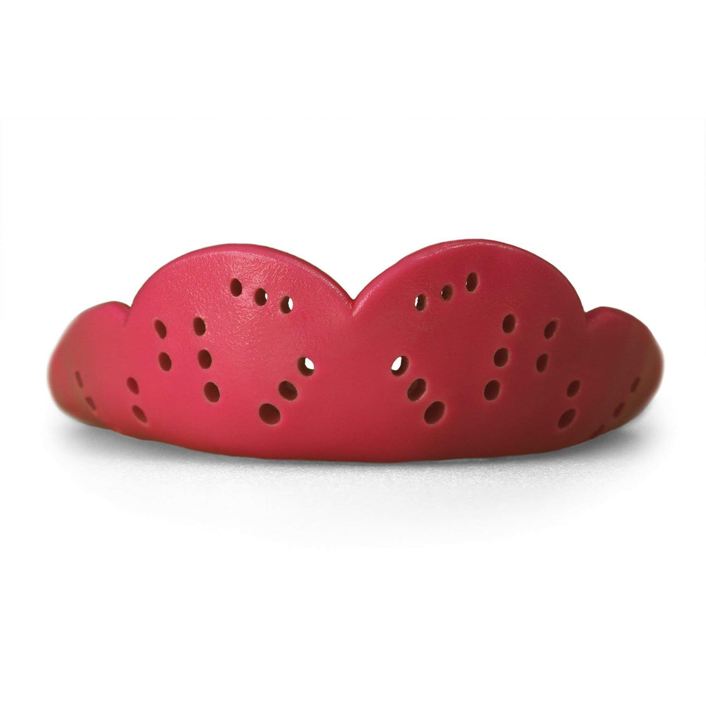 Sisu Max Mouthguard, Intense Red - 2.4Mm Thin - Custom-Molded Fit - Slim Design - Remoldable Up To 20 Times - For Impact Sports 