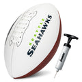 Franklin Sports Nfl Seattle Seahawks Autograph Football - Official Size White Panel Souvenir Football For Autographs + Signature