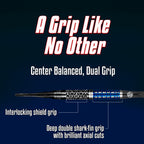 Shot Darts Soft Tip, Viking Raven (18G/20G) 90% Tungsten Barrels, Center Balanced With With Dual Grip Handcrafted Professional D