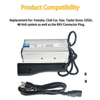 Wflnhb 48V/6A Rxv Golf Cart Battery Charger Replacement For Star Ezgo Club Car Ds Ezgo Txt Yamaha