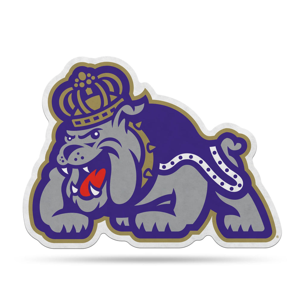 Rico Industries Ncaa James Madiscon Dukes Mascot Shape Cut Pennant - Home And Living Room D  Cor - Soft Felt Ez To Hang