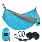 Kootek Camping Hammock Single Portable Hammocks Camping Accessories For Outdoor, Indoor, Backpacking, Travel, Beach, Backyard, P