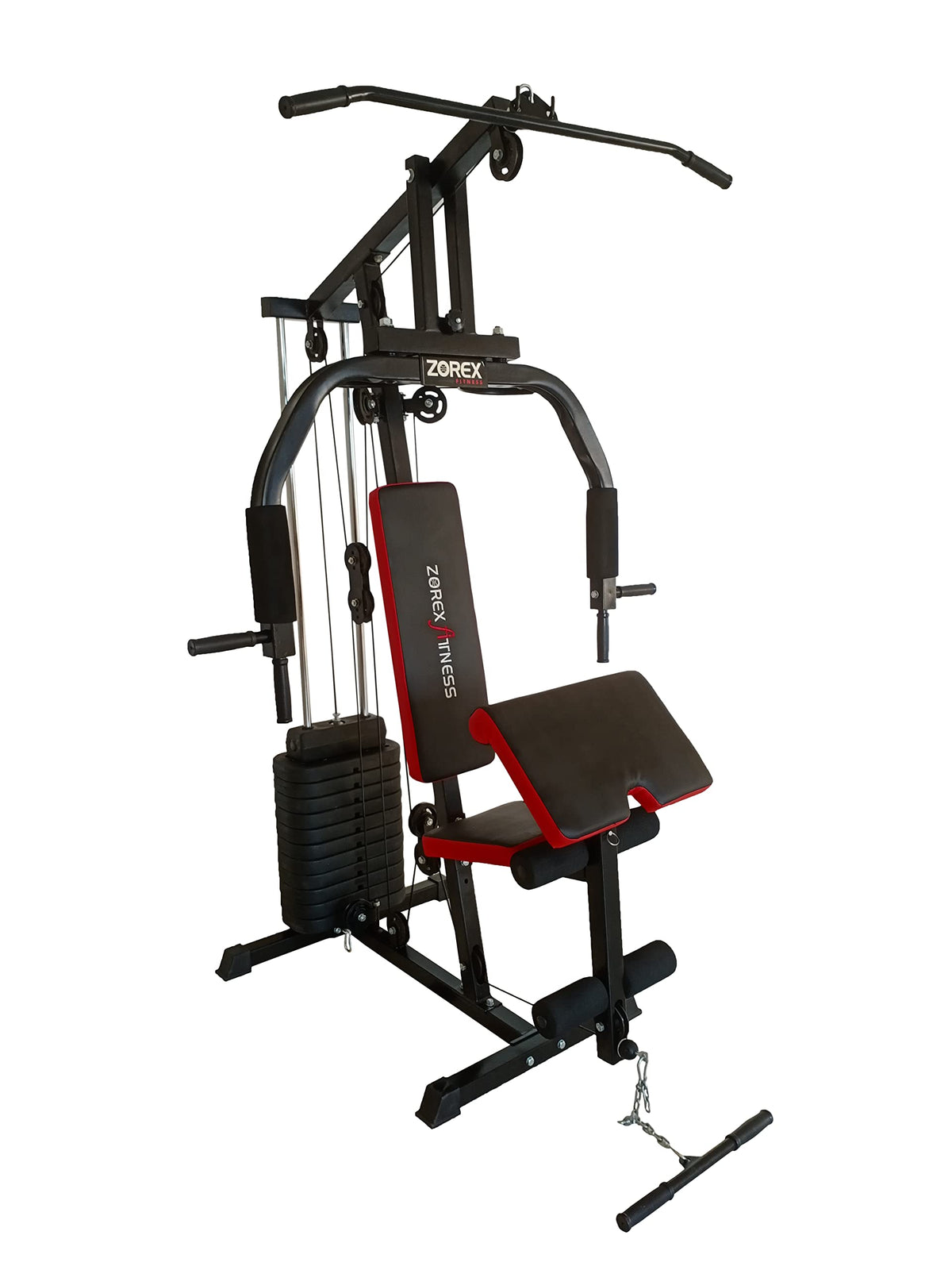 Zorex Home Gym Machine for Workout, Multiple Function Exercises with Removable Preacher curl Attachment All in One Home Gym Exer