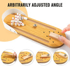 3 Otters Mini Bowling Set, Wooden Tabletop Bowling Game Desk Toys Desktop Bowling Home Bowling Alleys, Desk Gifts For Coworkers