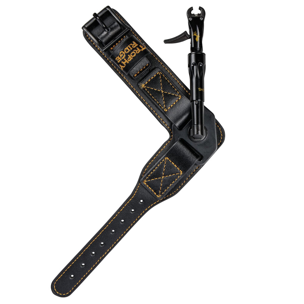 Trophy Ridge Shootout Compact Dual-Caliper Archery Bowhunting Release - 360 Swivel Arm, Adjustable Length, Trigger Travel Tuning