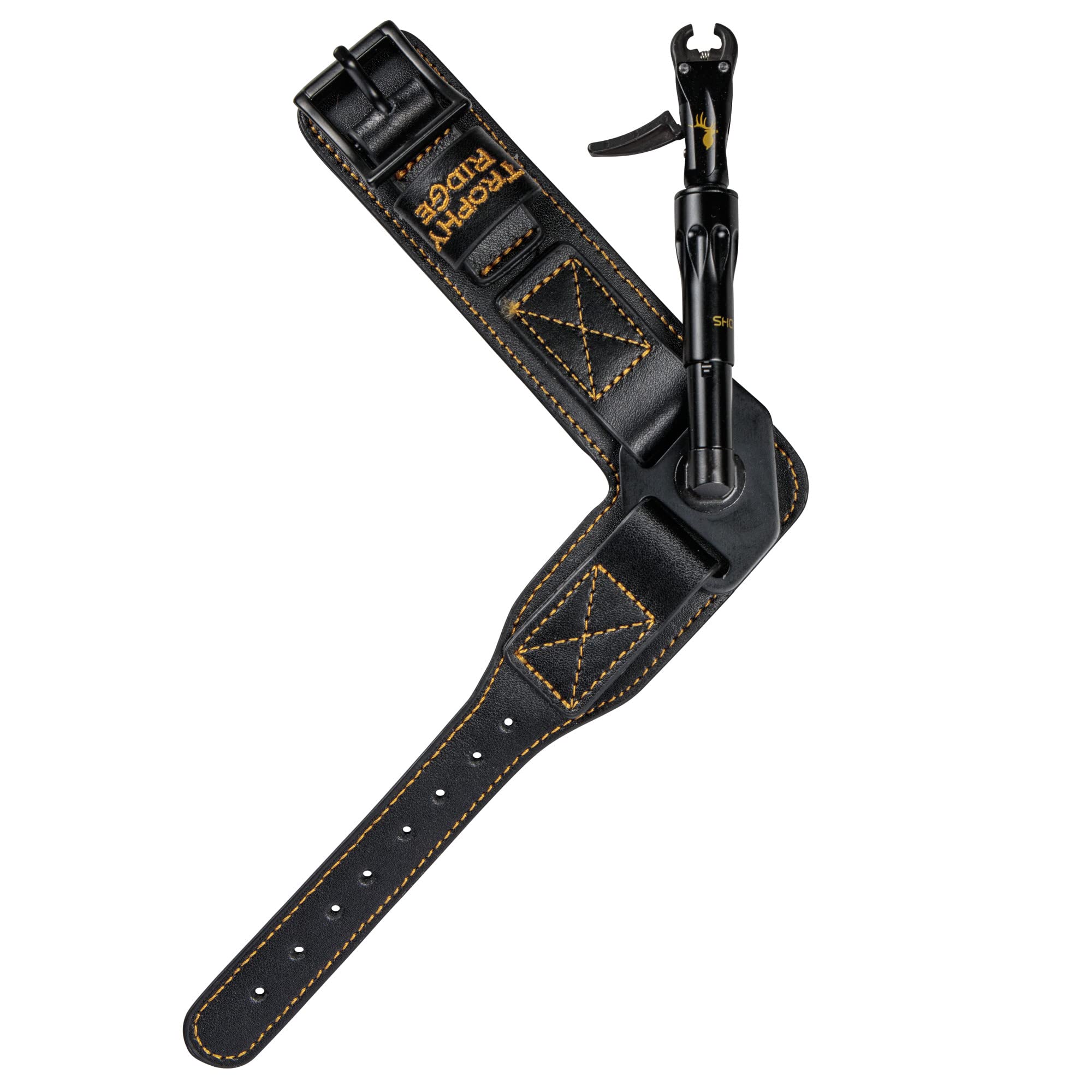 Trophy Ridge Shootout Compact Dual-Caliper Archery Bowhunting Release - 360 Swivel Arm, Adjustable Length, Trigger Travel Tuning